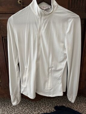 Tommy Bahama White Golf Polo with Navy Logo